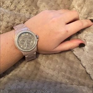 Lilac Purple Fossil Watch